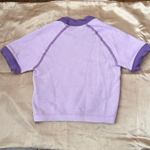 Urban Outfitters Out From Under Purple Crop Tee - XS/S - Picture 3 of 3